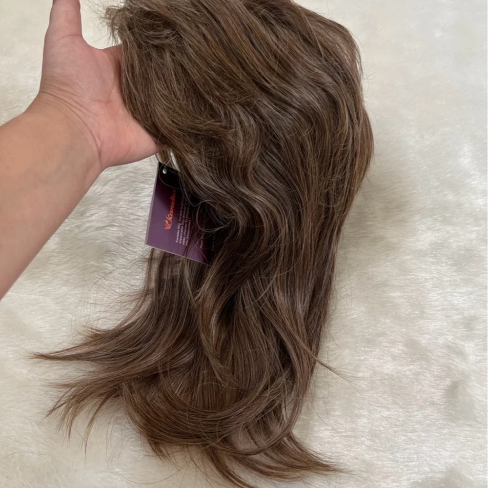 Mens 80s Wig Dark Blonde To Light Blonde Wig
